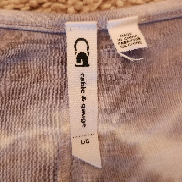 Cable & Gauge Tie Dye Maxi Dress Size Large - Picture 2 of 4